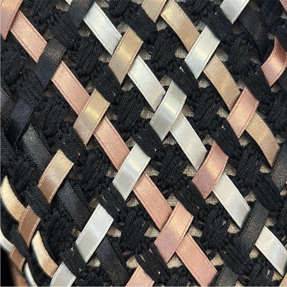 Vintage 90's Austin Reed Classic Silk Ribbed Cardigan Sweater Size M - Picture 2 of 12